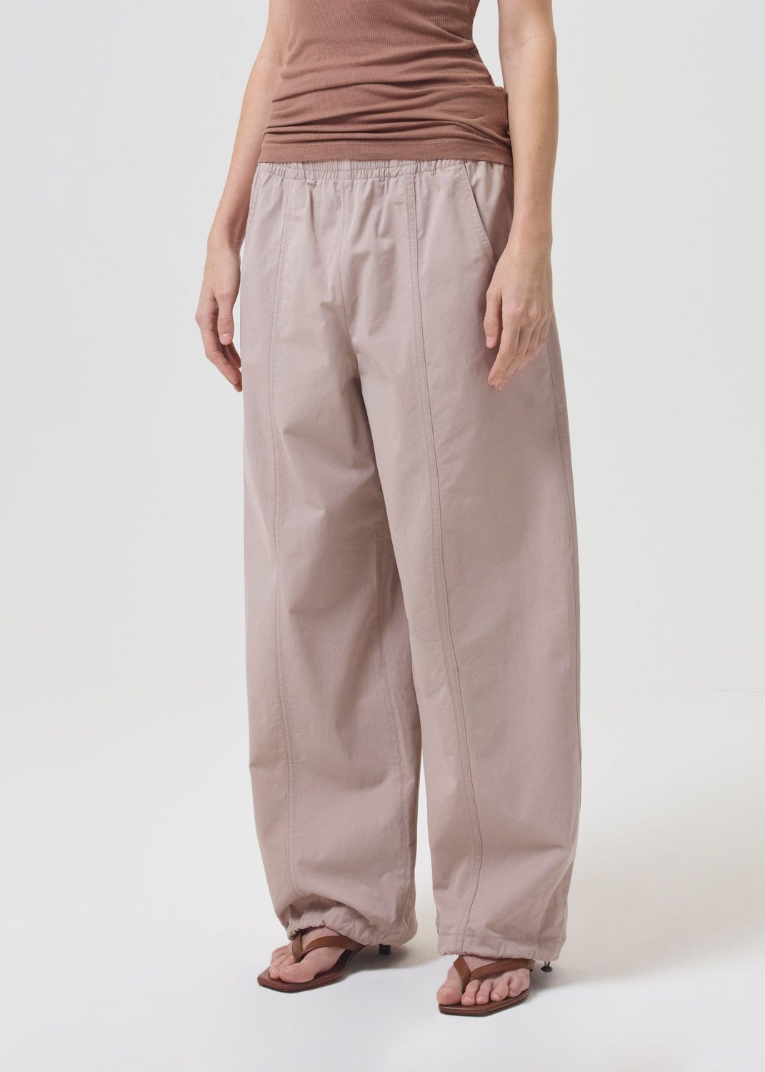 Dakota Track Pant in Truffle sold by Agolde product image thumbnail 4