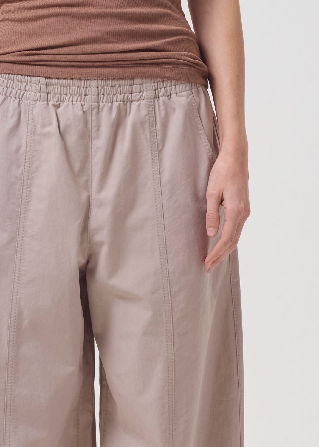 Dakota Track Pant in Truffle sold by Agolde product image thumbnail 5