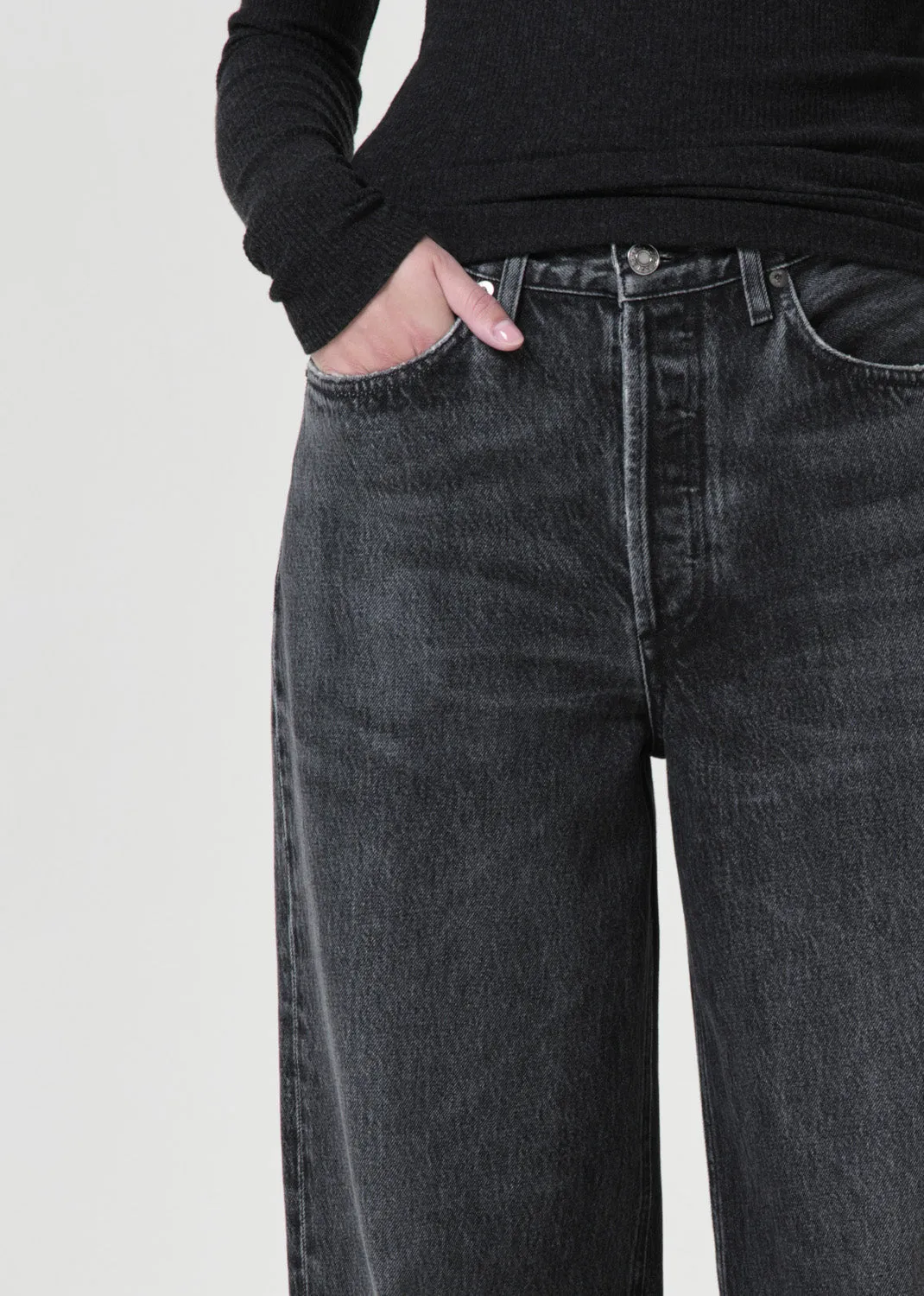 Dame High Rise Wide Leg in Ditch sold by Agolde product image thumbnail 5