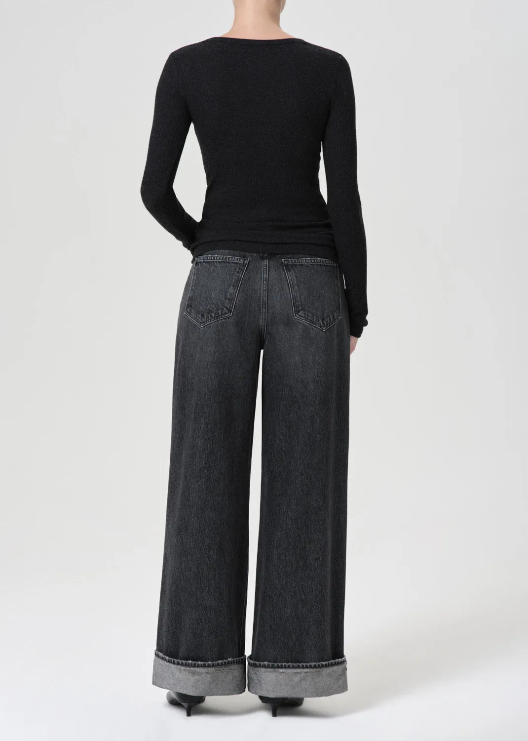 Dame High Rise Wide Leg in Ditch sold by Agolde product image thumbnail 2