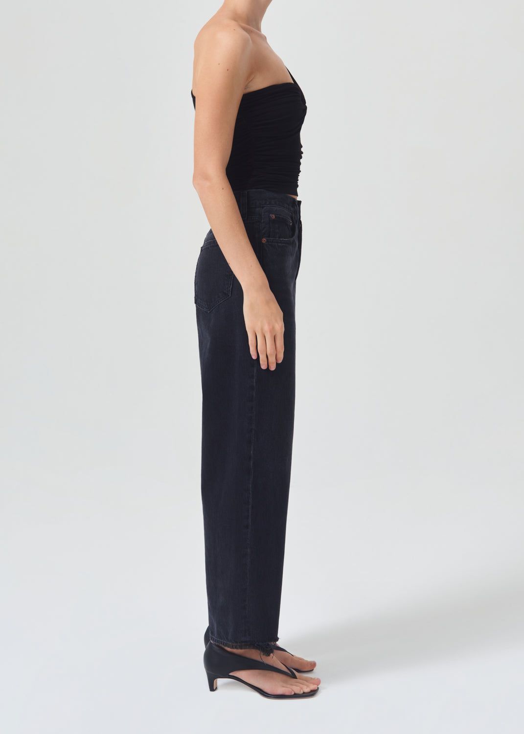 Domino Top in Black sold by Agolde product image thumbnail 3