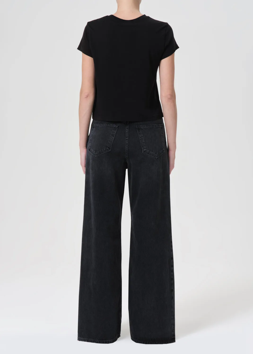 Dame High Rise Wide Leg No Cuff in Hitch sold by Agolde product image thumbnail 2