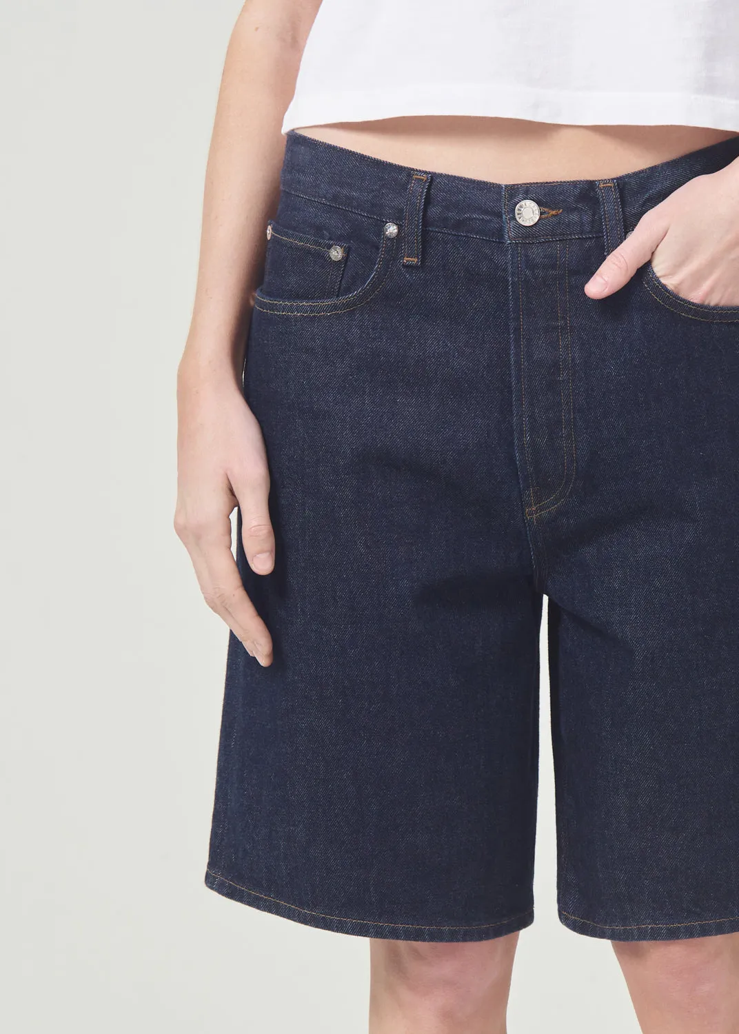 Risha Short in Pure sold by Agolde product image thumbnail 5