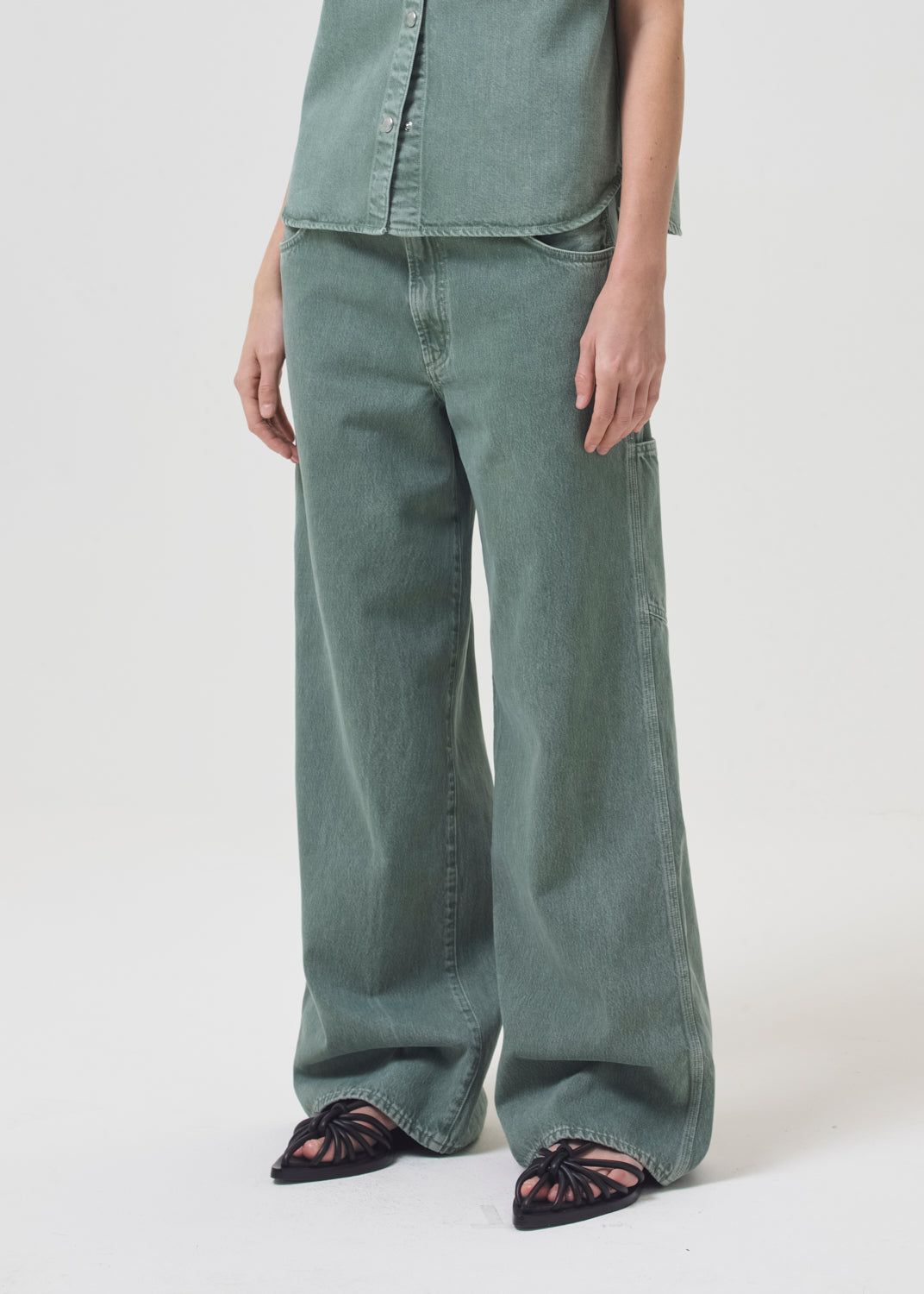 Magda Denim Carpenter in Salamander sold by Agolde product image thumbnail 4