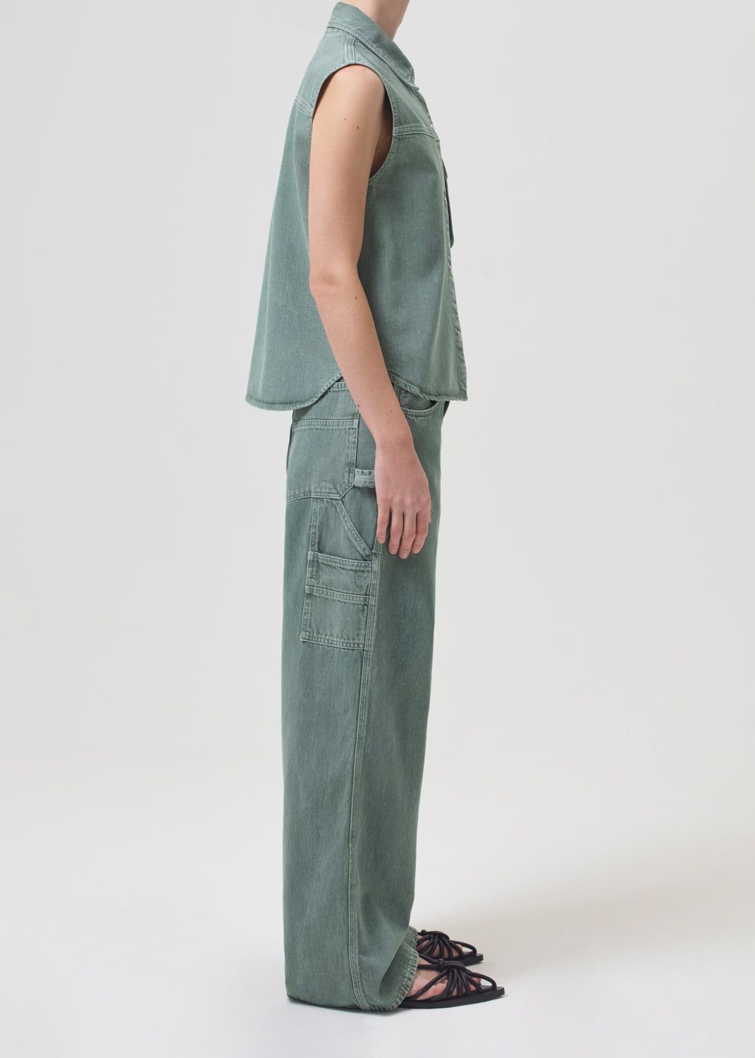 Magda Denim Carpenter in Salamander sold by Agolde product image thumbnail 3
