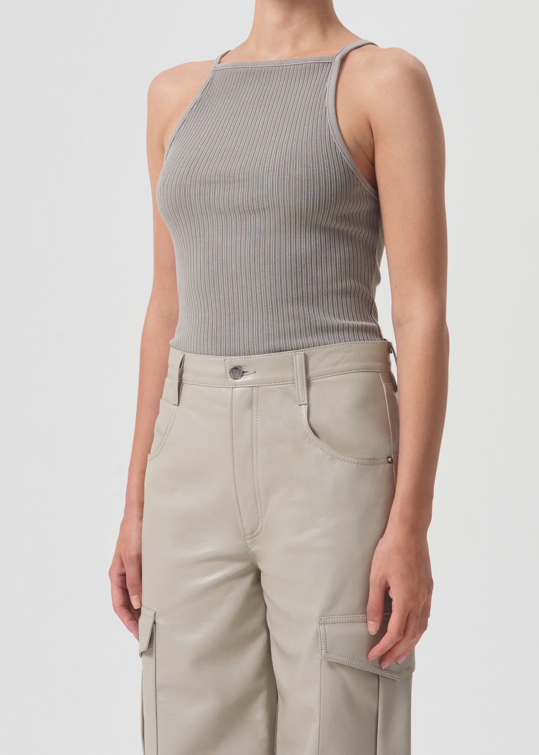 Mina Tank in Drab sold by Agolde product image thumbnail 4
