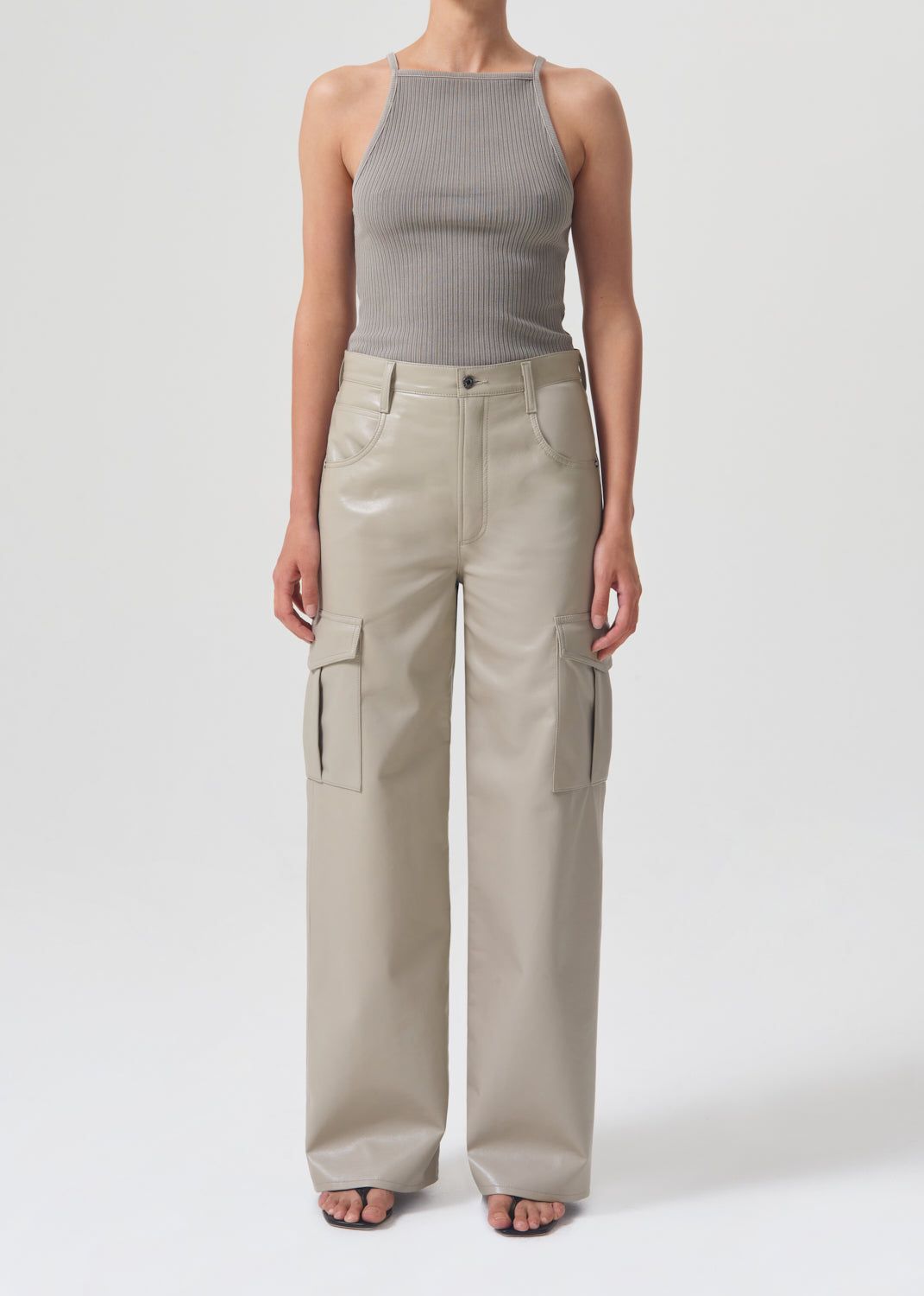 Mina Tank in Drab sold by Agolde