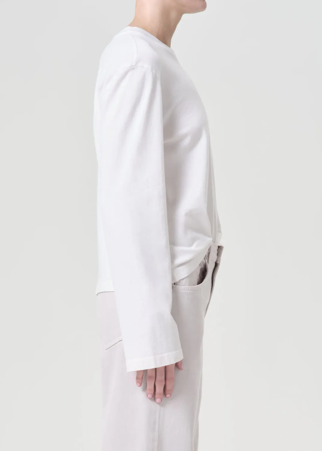 Runa Tee in Wired sold by Agolde product image thumbnail 3