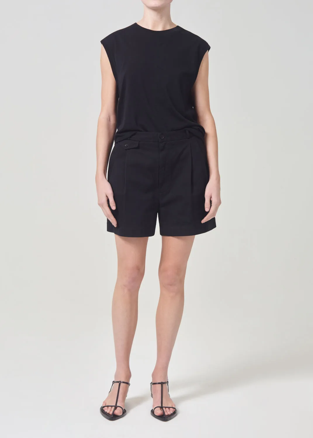 Becker Short in Black sold by Agolde