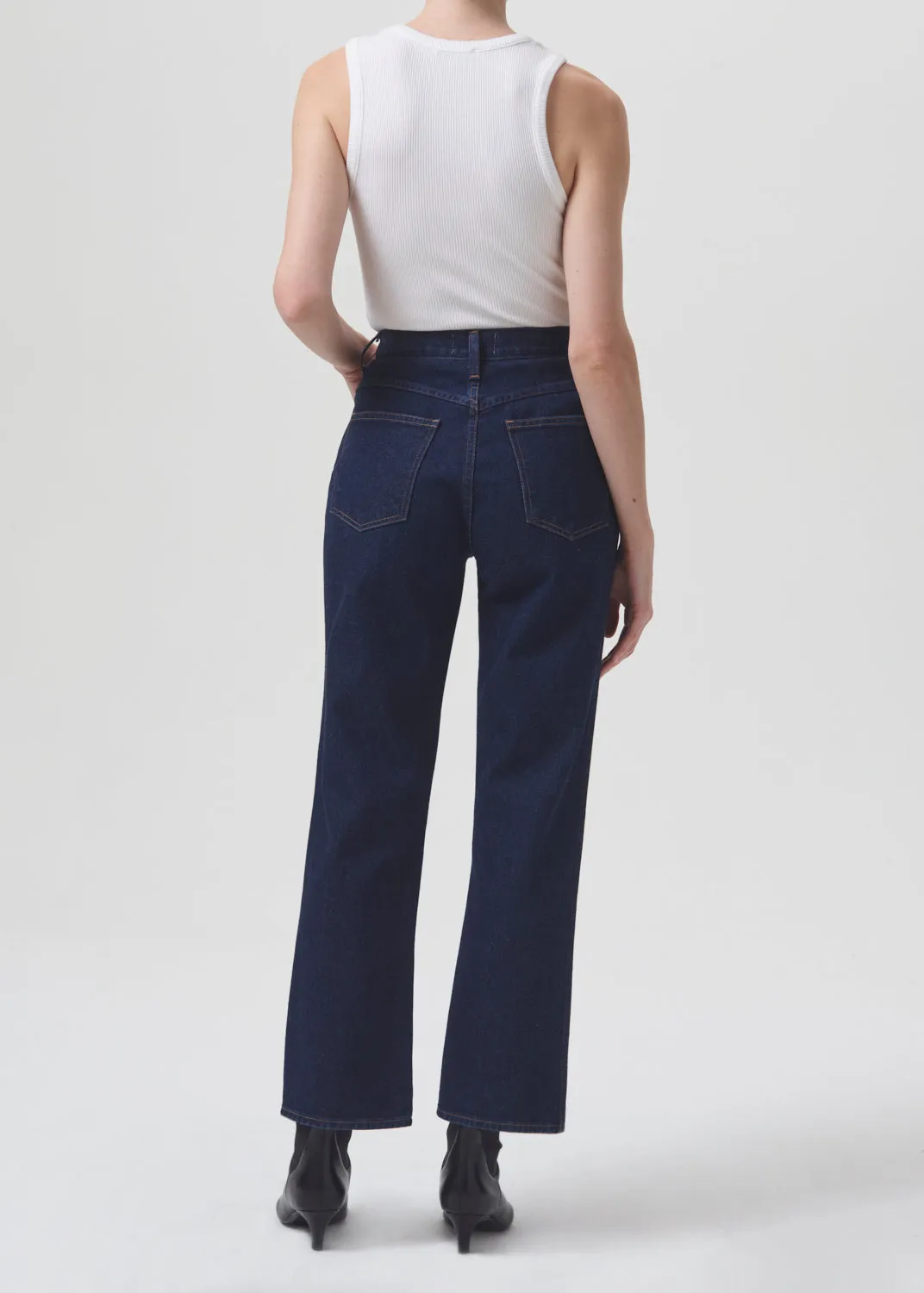 Pinch Waist Kick Flare (RIGID) in Whisper sold by Agolde product image thumbnail 2