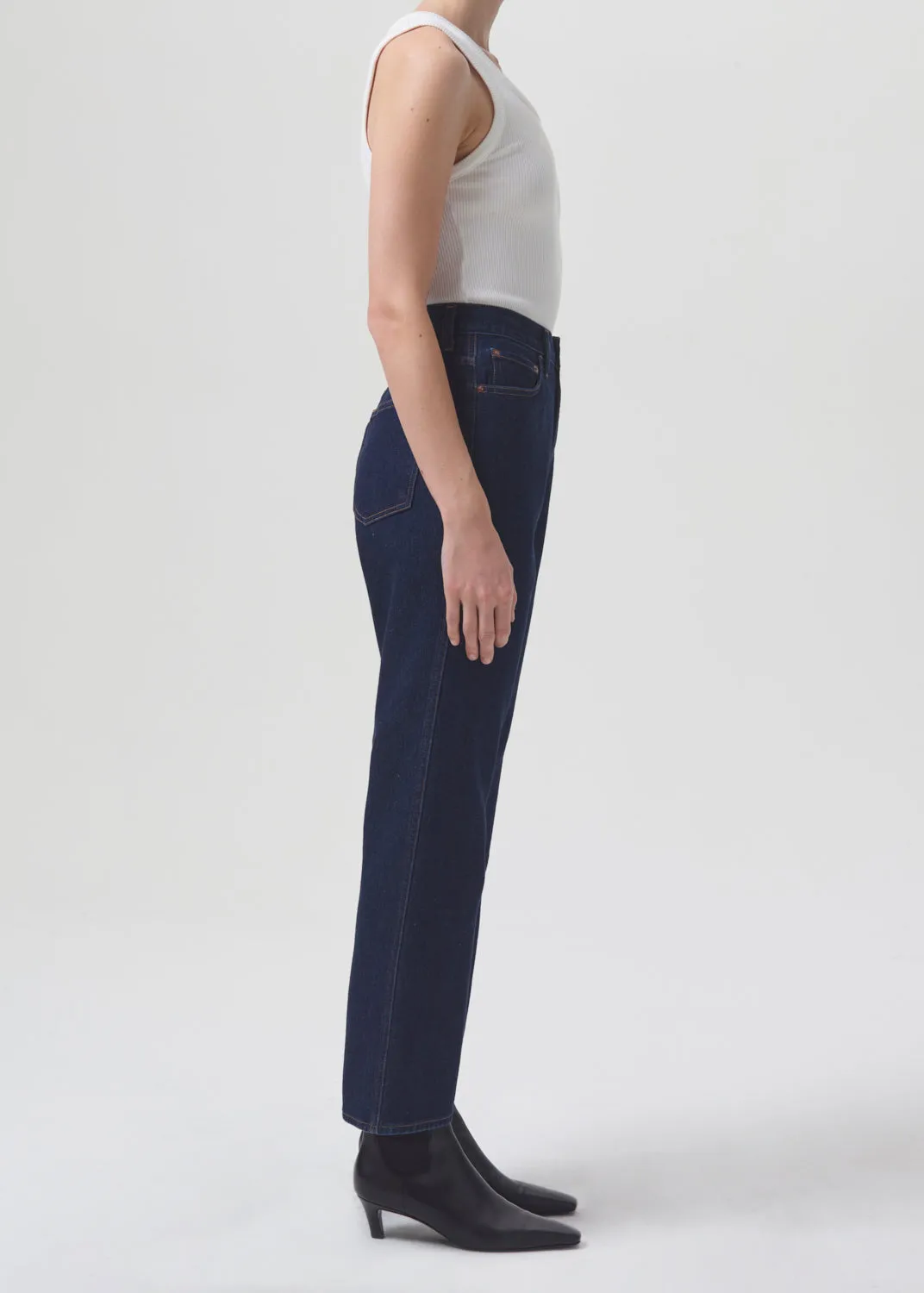 Pinch Waist Kick Flare (RIGID) in Whisper sold by Agolde product image thumbnail 3