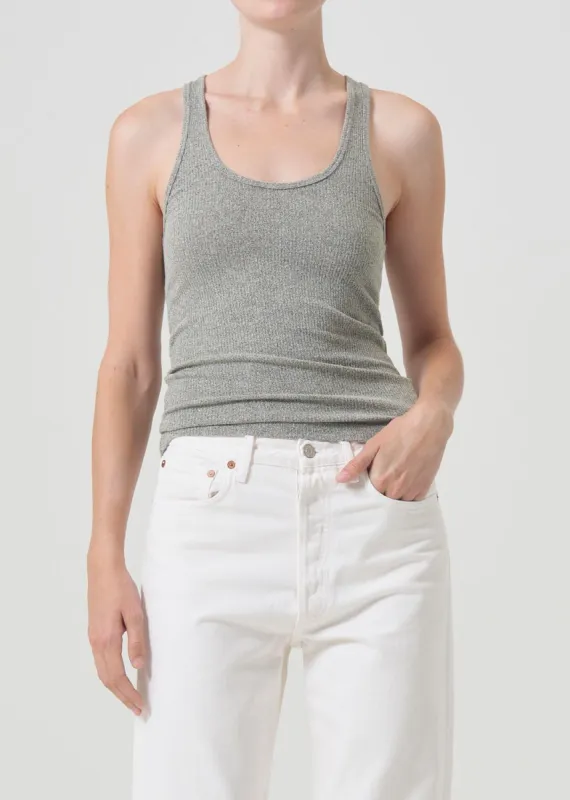 Bianca Tank in Celery sold by Agolde