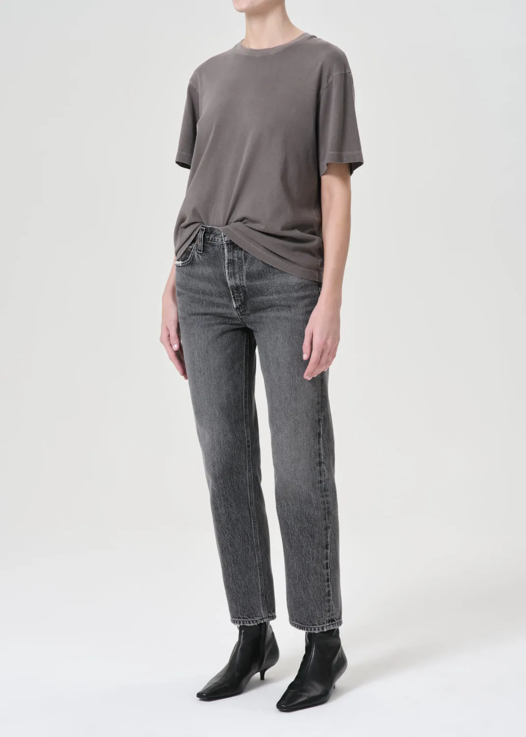 Jay T Shirt in Flint sold by Agolde product image thumbnail 5