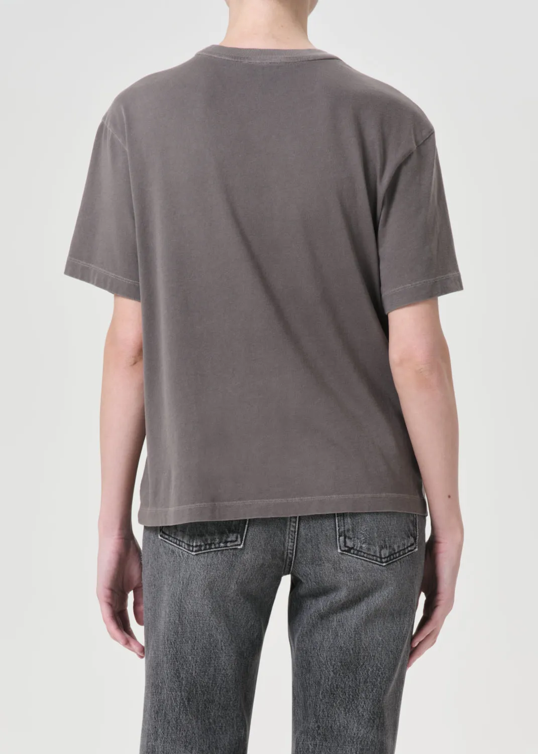 Jay T Shirt in Flint sold by Agolde product image thumbnail 2