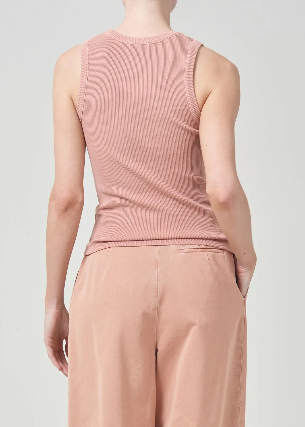 Poppy Tank in Sherbet sold by Agolde product image thumbnail 3