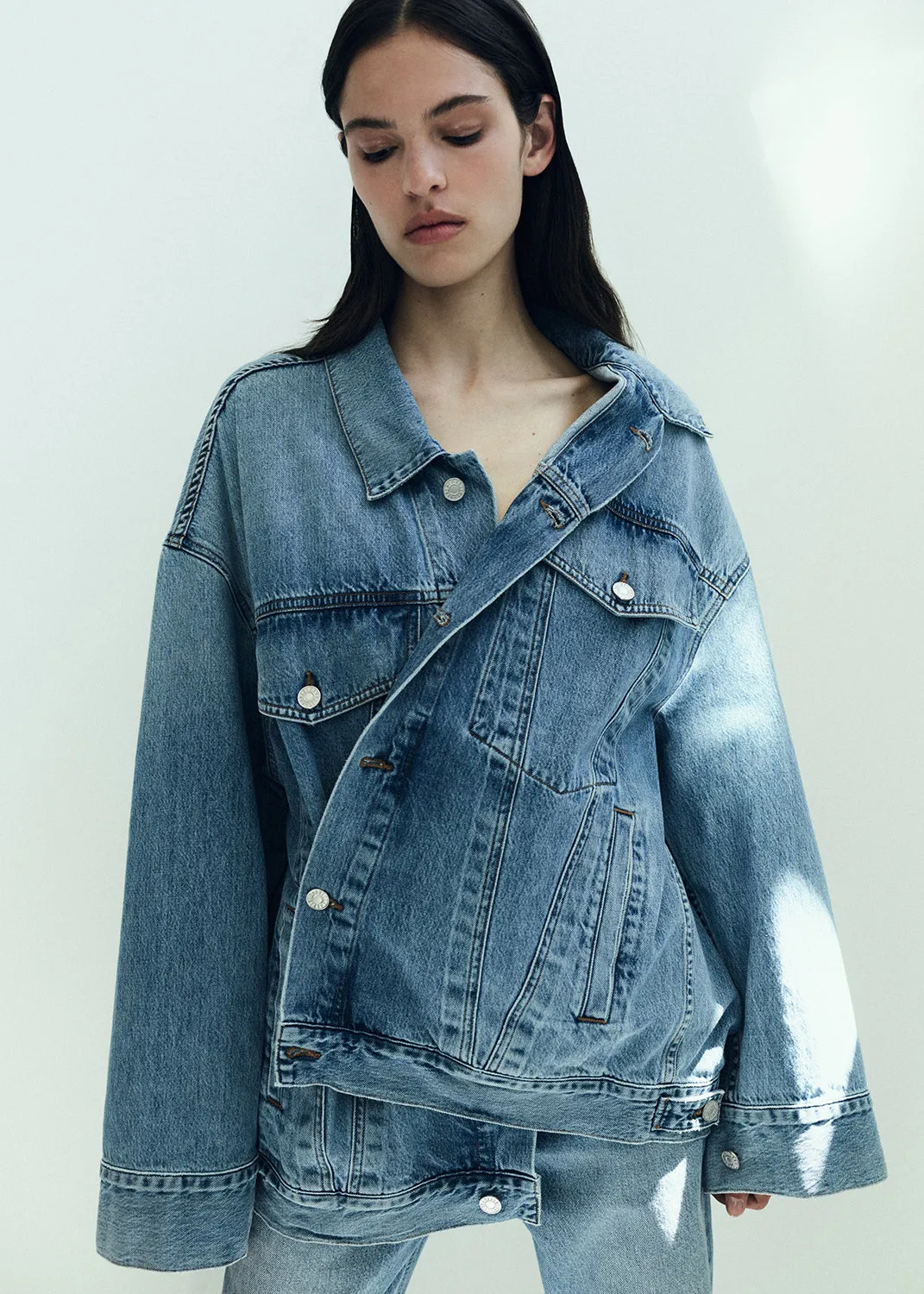 Reworked Wayne Jacket in Clarity sold by Agolde