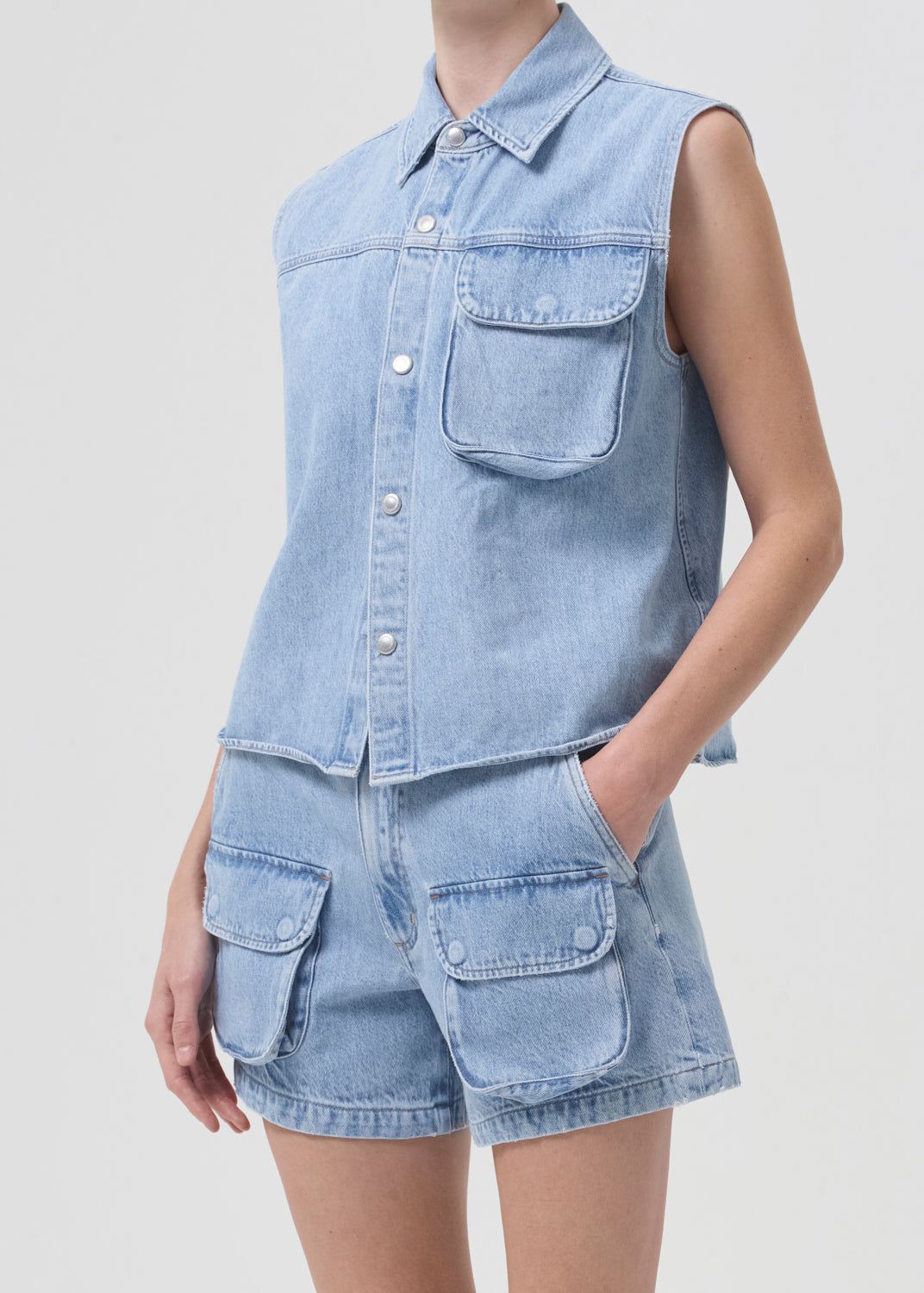 Hadley Shirt in Signature sold by Agolde product image thumbnail 4