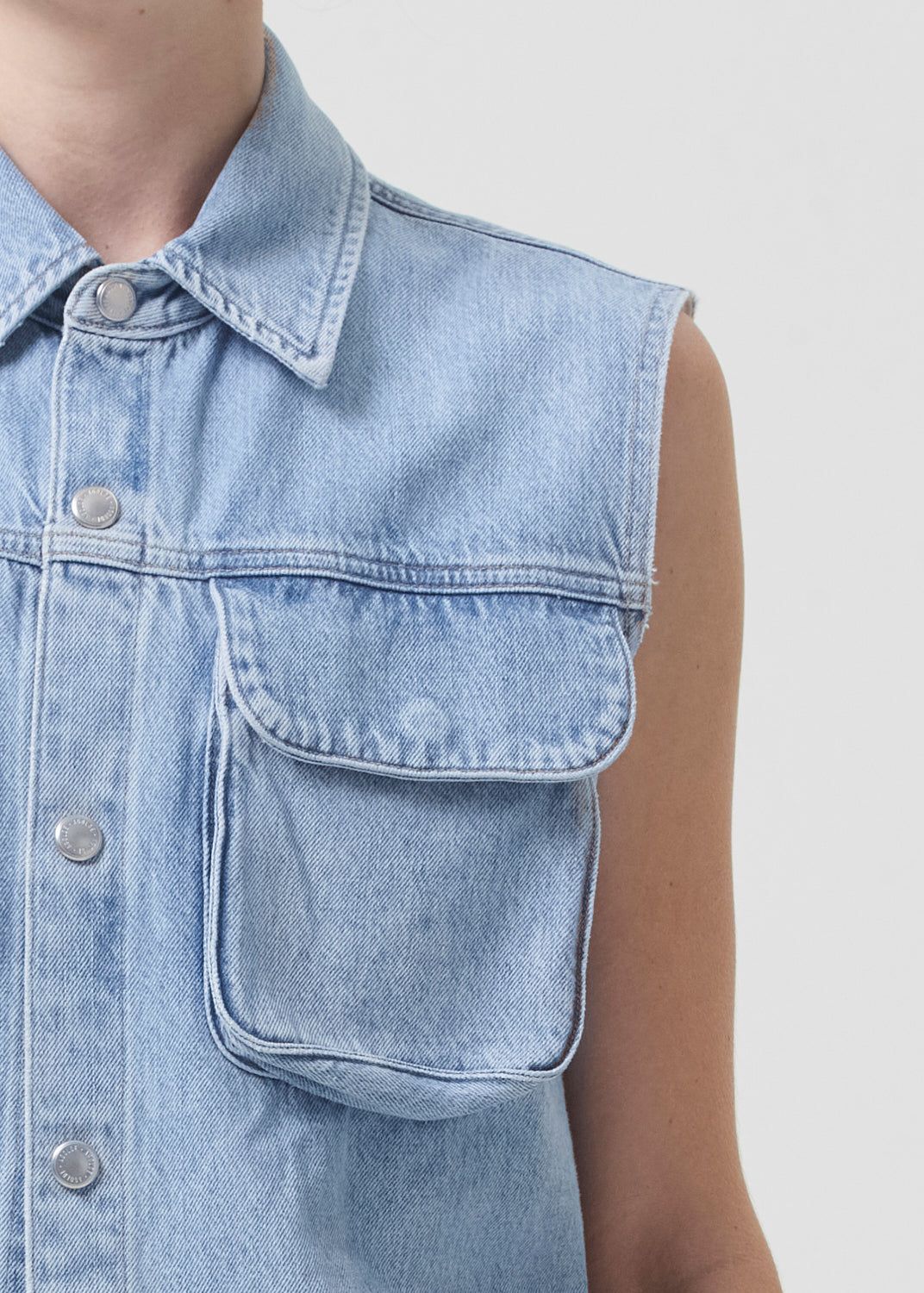 Hadley Shirt in Signature sold by Agolde product image thumbnail 5