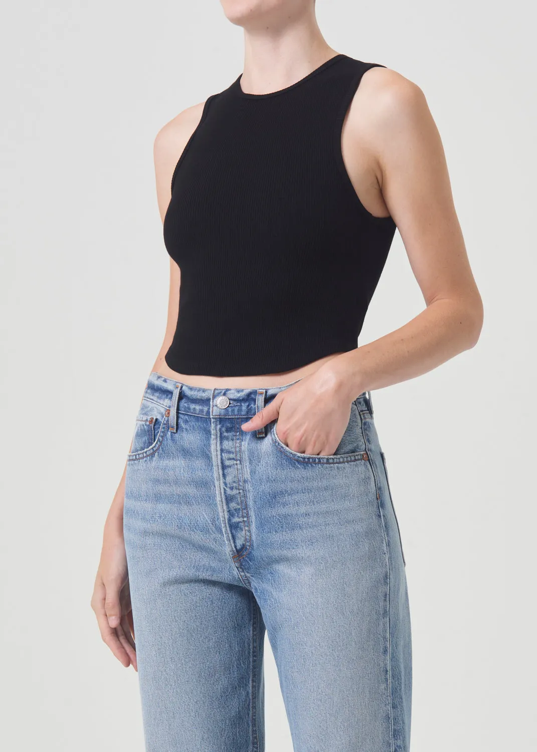 Nova Tank in Black sold by Agolde product image thumbnail 5