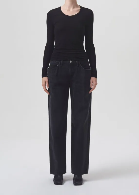 Bernice Tee in Black made by Agolde