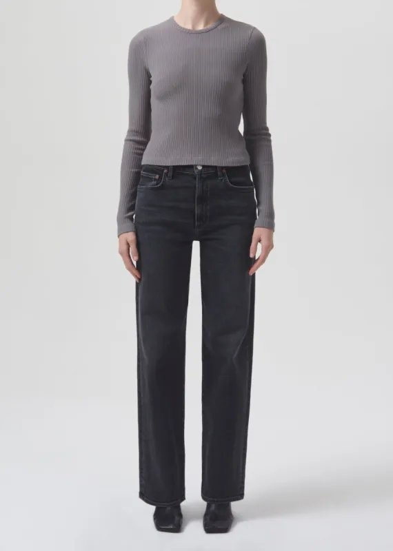 Alma Long Sleeve in Owl made by Agolde