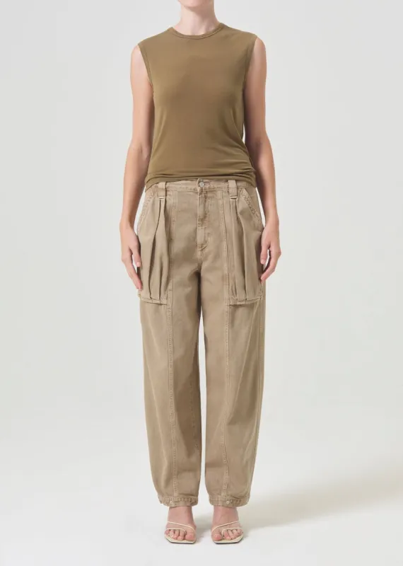 Fraser Pant in Root Beer sold by Agolde