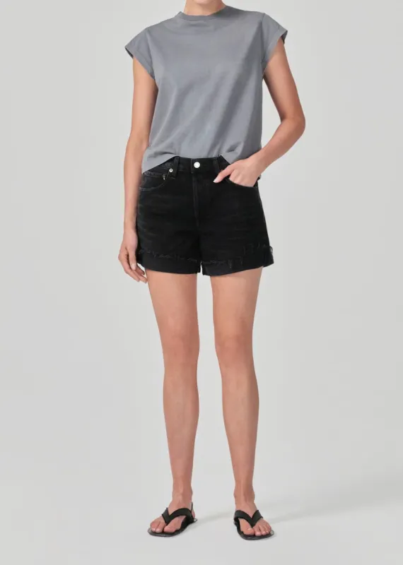 Parker Long Short with Cuff in Lucid sold by Agolde
