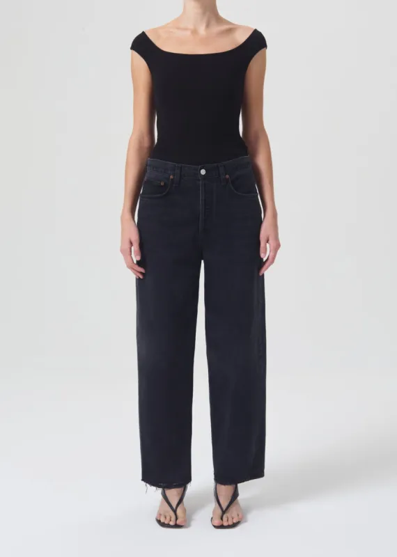 Dara Mid Rise Baggy in Goth sold by Agolde