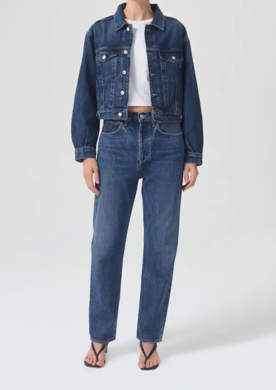 Charli Oversized Jacket in Filter sold by Agolde