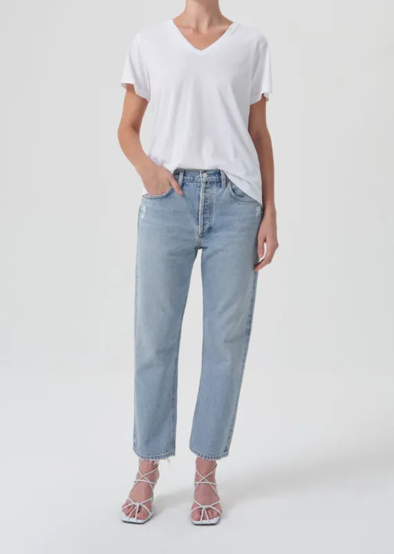 Ona Tee in White sold by Agolde