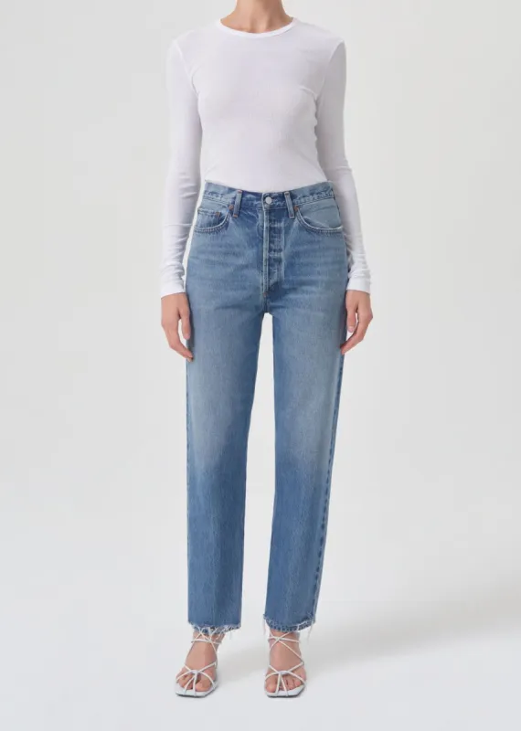 Shona Tee in White made by Agolde