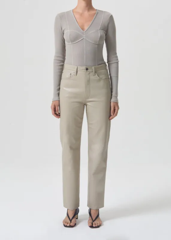 Devlin Bodysuit in Rice Paper sold by Agolde