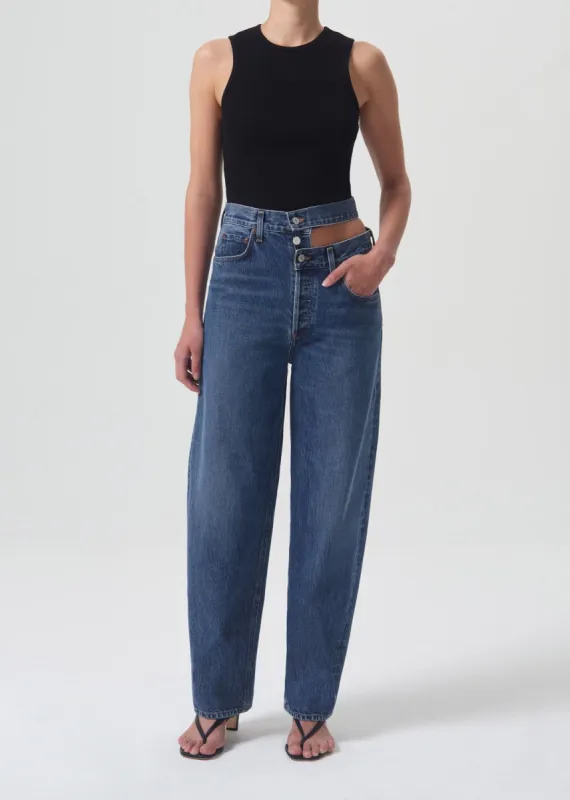 Broken Waistband Jean High Rise in Intrigue sold by Agolde