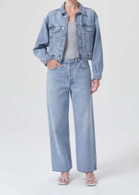 Shrunken Charli Jacket in Immortal sold by Agolde