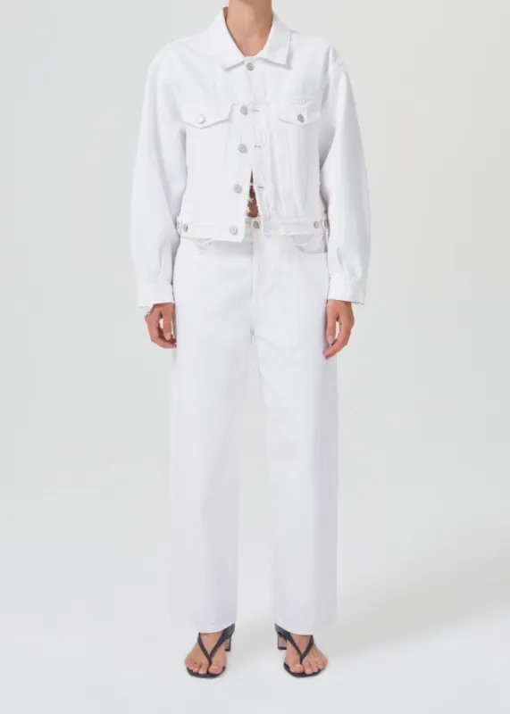 Shrunken Charli Jacket in Polar sold by Agolde