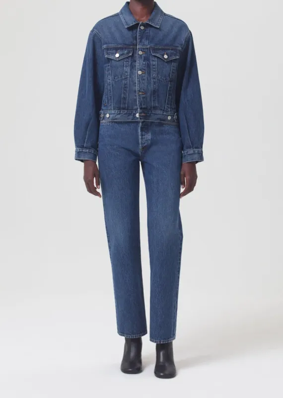 Shrunken Charli Jacket in Filter sold by Agolde