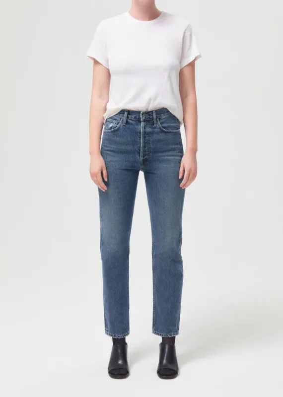 90's Pinch Waist High Rise Straight in Portrait sold by Agolde