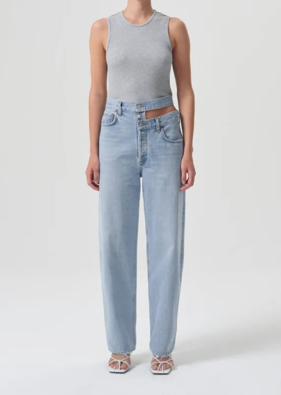 Broken Waistband Jean in Sideline sold by Agolde