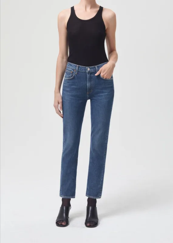 Merrel Mid Rise Straight (STRETCH)  in Cinema sold by Agolde