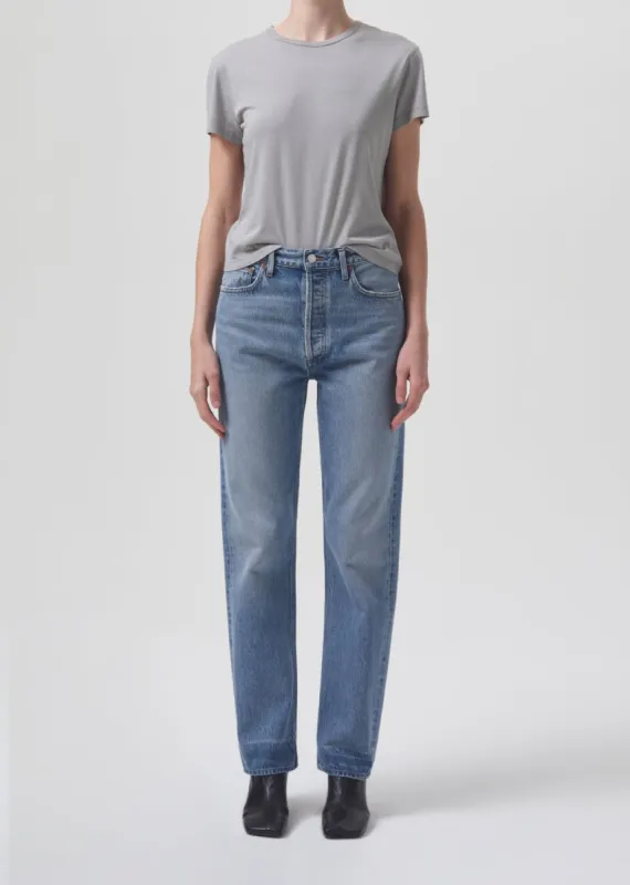 90's Pinch Waist High Rise Straight in Soul sold by Agolde