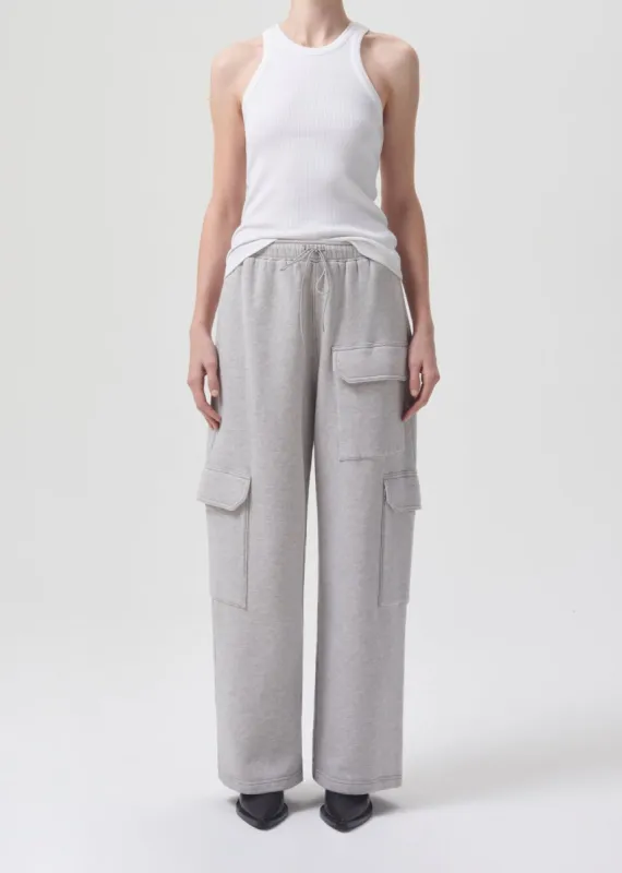 Ramsey Sweatpant in Heather Grey made by Agolde