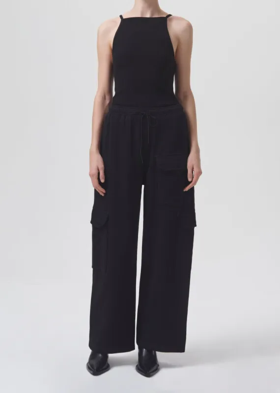 Ramsey Sweatpant in Black made by Agolde