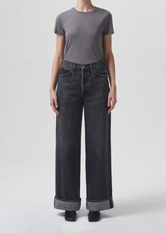 Annise Slim Tee in Owl sold by Agolde