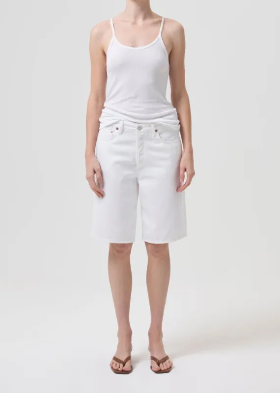 Low Rise Jort in Baby Powder made by Agolde