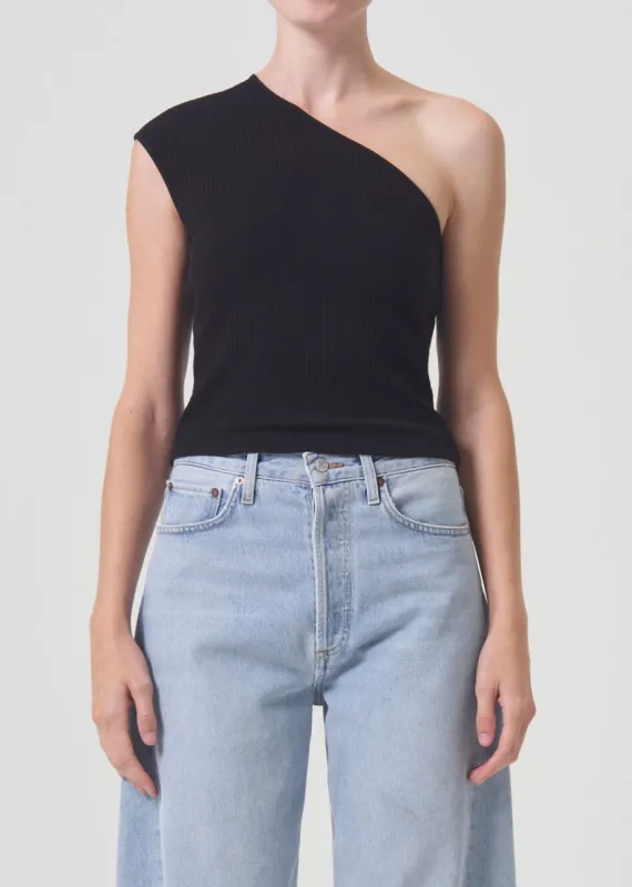 Nessa Tank in Black sold by Agolde