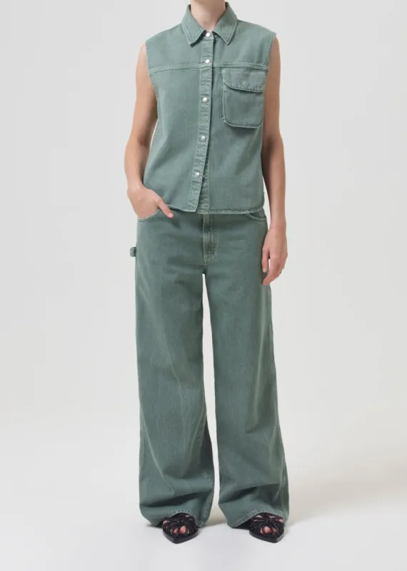 Magda Denim Carpenter in Salamander sold by Agolde
