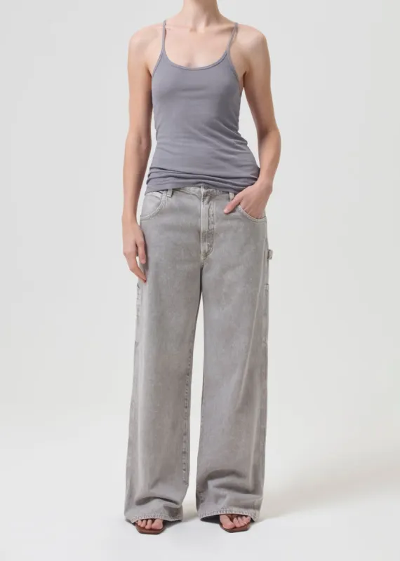 Magda Denim Carpenter in Drab sold by Agolde