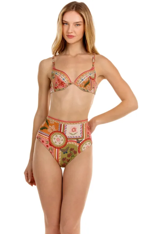 Candelaria Bikini Top made by Agua Bendita