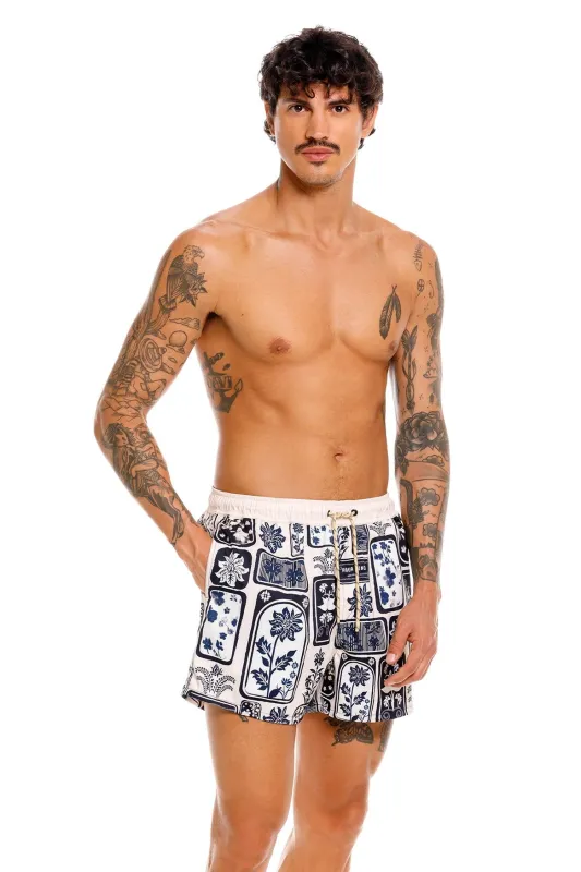 Cassius Men’s Swim Trunks sold by Agua Bendita