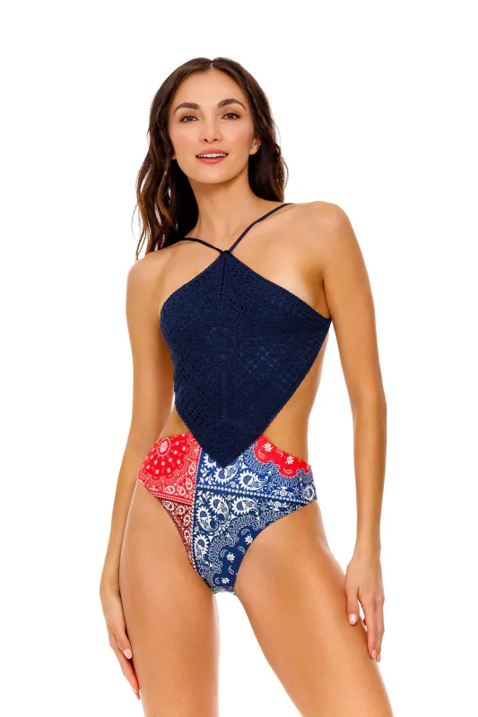 Adara One Piece Swimsuit sold by Agua Bendita
